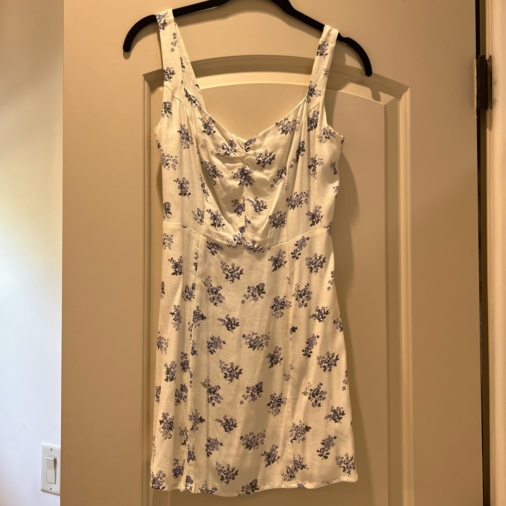 Reformation floral mini dress